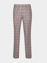 Piacenza 1733 Checked Linen Cotton Straight-Leg Trousers