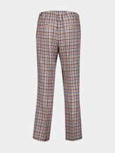 Piacenza 1733 Checked Linen Cotton Straight-Leg Trousers