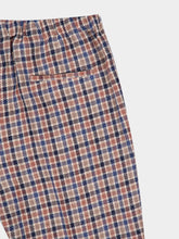Piacenza 1733 Checked Linen Cotton Straight-Leg Trousers