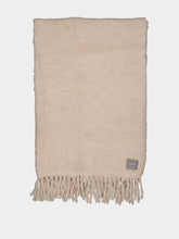 Stackelbergs Luxury Kid Mohair Throw in Light Taupe