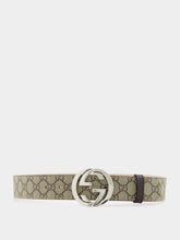 Gucci GG Supreme Canvas Buckle Belt