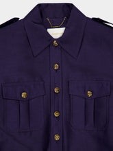 Zimmermann Ink Blue Hypnotic Utility Jacket