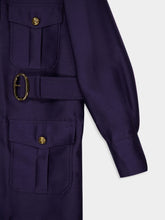 Zimmermann Ink Blue Hypnotic Utility Jacket