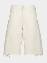 Mother Knee-Length Denim Shorts in Act Natural Wash