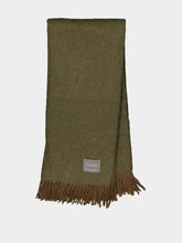Stackelbergs Mohair Throw in Umbra and Moss Melange
