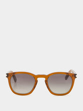 Saint Laurent Sunglasses SL 28 in Transparent Brown and Grey