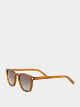 Saint Laurent Sunglasses SL 28 in Transparent Brown and Grey