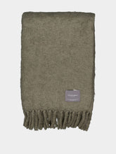 Stackelbergs Luxury Kid Mohair Throw in Green Marble