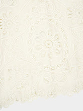 Zimmermann Ivory Rhiannon Embroidered Midi Skirt