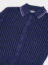 Gabriela Hearst Denim Blue Eyot Knit Dress