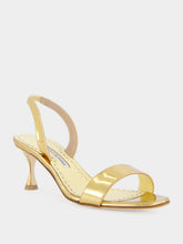 Manolo Blahnik Cupisanpla Gold Slingback Sandals