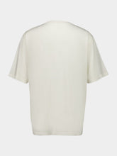 Gabriela Hearst Ivory Kirby Cashmere Crewneck T-Shirt