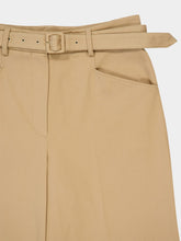 Gabriela Hearst Camel Norman Wide-Leg Cotton Trousers