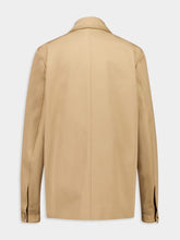 Gabriela Hearst Camel Ulu Sea Island Cotton Chore Jacket