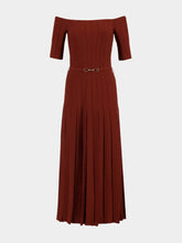 Gabriela Hearst Burnt Sienna Kurt Knit Maxi Dress