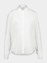 Courrèges Heritage White Classic Poplin Shirt