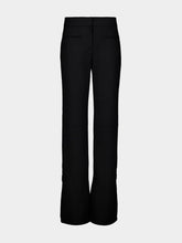 Courrèges Black Polywool Bootcut Trousers