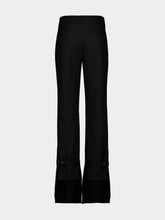 Courrèges Black Polywool Bootcut Trousers