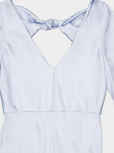 Gabriela Hearst Peyton Maxi Dress In Light Blue Silk Satin