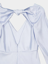 Gabriela Hearst Peyton Maxi Dress In Light Blue Silk Satin
