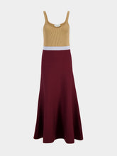 Gabriela Hearst Flaminius Knit Dress in Bordeaux Multi