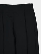 Courrèges Black Snap Twill Flared Trousers