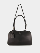 Courrèges Black Shadow Leather-Effect Shoulder Bag