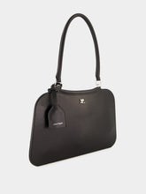 Courrèges Black Shadow Leather-Effect Shoulder Bag