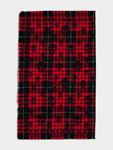 Alexander McQueen Tartan Skull Scarf