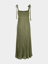 Zimmermann Wanderlust Metallic Olive Maxi Dress