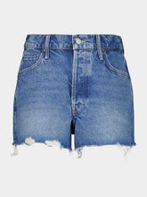 Mother The Main Course Short Fray Denim Shorts