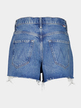 Mother The Main Course Short Fray Denim Shorts