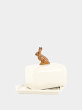 Quail Ceramics Hare butter dish