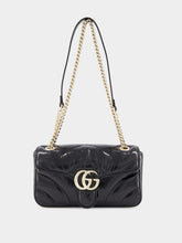 Gucci Black GG Marmont Small Shoulder Bag