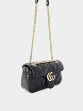 Gucci Black GG Marmont Small Shoulder Bag