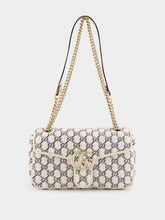 Gucci White GG Marmont Small Shoulder Bag