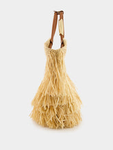Zimmermann Natural Goldentime Small Raffia Fringe Tote