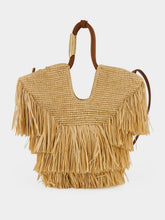 Zimmermann Natural Goldentime Small Fringe Tote