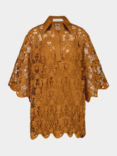 Zimmermann Biscuit Coco Lace Tunic Top