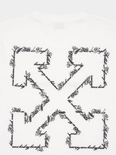 Off-White White Slim Fit Script Arrow T-Shirt