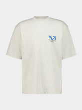 Off-White Pale Blue Half Arrow Skate Cotton T-Shirt