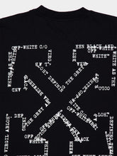 Off-White Black Long-Sleeve Type Machine Arrow Top