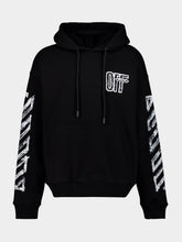 Off-White Black Motion Arrow Hooded Sweatshirt
