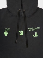 Off-White Vintage Black Bacco Arrow Skate Hooded Sweatshirt