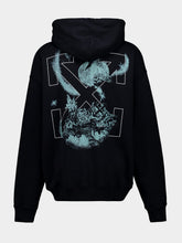 Off-White Moon Skate Black Hooded Sweatshirt