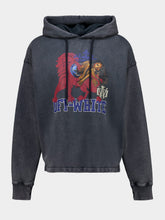 Off-White Mareado Black Royal Girl Hooded Sweatshirt