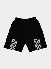 Off-White Black Motion Arrow Skate Cotton Sweatshorts