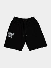Off-White Black Motion Arrow Skate Cotton Sweatshorts