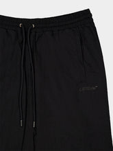 Off-White Black Glossy Arrow Nylon Trackpants