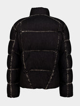 Off-White Highlighted Black Bookish Racing Puffer Jacket